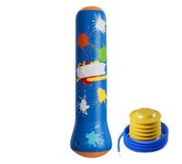 Sac de Boxe Gonflable - Sacs de Sable gonflables, gobelet Colonne de Boxe | Sac de Boxe pour Rebond arrière | Sac de Frappe avec Pompe pour Exercice de Force des Enfants