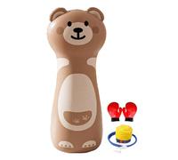 Sac De Boxe pour - Ensemble de Boxe Gonflable pour en PVC Résistant,Sac de Frappe pour la Pratique du Karaté,pour Garçons Filles Fils Et Fille