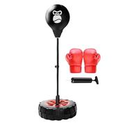 Sac de boxe Reflex, vitesse debout d'exercice de gym,Sac avec support, boule réglable en hauteur gants adultes