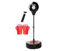 Sac de boxe réflexe - Sac de frappe de vitesse | Sac de frappe de vitesse | Sac de frappe pour la gym | Sac de boxe avec gants de boxe | Sac de vitesse pour l'entraînement, l'équipement de boxe