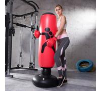 Sac de boxe, sac de boxe autoportant, utilisé pour améliorer la force de rebond, se concentrer, convient pour la pratique du karaté, du taekwondo, équipement d'entraînement de sac de boxe pour le soul