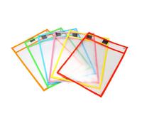 Sac De Brosse À Sec Transparent En Pvc Pour Enfants",6 Jouets Mitipuzzle,Peut Être Réutilisé,Écriture D'animal De Compagnie,Sac De Lingette À Sec,Jouet De Dessin Pour Enfants," - Type 6 Pocket No Pen