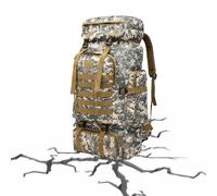 Sac de bugout tactique - sac à dos militaire 80L, sac à dos de camping étanche | Pack d'assaut lourd pour la chasse à la randonnée et la préparation d'urgence en plein air