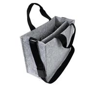 Sac de bureau partagé - Sigel - Feutre synthétique - Gris clair - 36x28x15 cm - Pour ordinateurs jusqu'à 15 4""