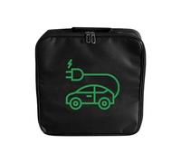 Sac de câble de chargeur de voiture électrique | Sac de grande capacité avec poignées pour câbles de charge EV - Adaptateurs de cordons d'extension EV pour outils de réparation de voiture, pompe à air