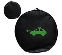 Sac de câble Jumper, sac d'organisateur de chargeur EV - Bouton de rangement intérieur automobile,Sac d'organisateur de protection résistant aux intempéries lourds pour accessoires pour