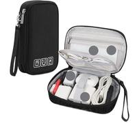 Sac De CâBle Sac de Rangement numérique Portable, 1 pièce, Pochette de Rangement de câbles étanche for Gadgets, Accessoires for appareils électroniques, Pack de Fournitures(Black D)
