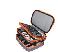 Sac De CâBle Sac Organisateur à Trois Couches, Sac d'accessoires électroniques de Jeu de Grande capacité for câbles, Carte SD, Batterie Externe