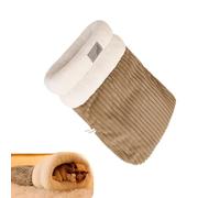Sac De Câlin Chaud pour Chat - Lit De Couchage Semi-fermé pour Animaux De Compagnie, Lit Confortable pour Chat D'intérieur, Grand Sac en Peluche Douce Lavable pour L'automne Et l'hiver