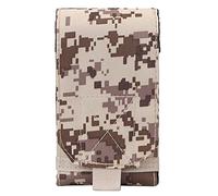 Sac de camouflage d'extérieur pour homme - Organiseur tactique - Étui de ceinture pratique - Camouflage extérieur - Portable - Organiseur de téléphone EDC-Tactical, Beige, Taille unique