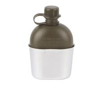 Sac De Camouflage En Plein Air, Bouilloire Verte De L'arméE, Bouteille D'eau Avec BoîTe à DéJeuner En Aluminium, Ensemble De Voyage De RandonnéE