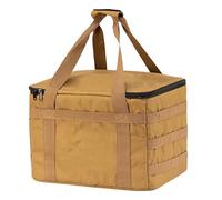 Sac de camping, boîte de rangement portable, poubelle cube ergonomique étanche, 37 x 29 x 24 cm, organiseur de matériel de voyage, rangement extérieur pour randonnée, kayak, bateau, université et