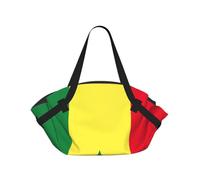 Sac de camping pliable imprimé drapeau du Sénégal Sac de voyage imperméable Matelas de camping pour parc extérieur plage