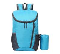 Sac de camping pliable léger de 20 l - Sac à dos de camping | Sac à dos de randonnée imperméable pour trail, pêche, randonnée, urgency Ranch Youth Field | Sacs d'extérieur imperméables, bleu (lake