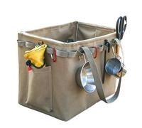 Sac de camping pour l'organisation, sac de camping étanche - Sac de transport pour voyage - Sac de rangement portable multifonction de grande capacité pour Closet Camping Travel Moving House, kaki