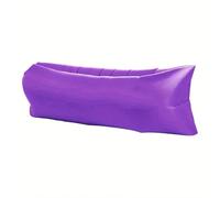 Sac de canapé gonflable portable pour camping, festival, musique, piscine, plage, coussin de couchage (violet)