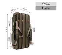 Sac De Canne À Pêche Multifonctionnel,Sacs De Matériel De Pêche 1680d Oxford,Mallette De Rangement D'équipement De Moulinet De Pêche Xa139g-4 Layer 120cm