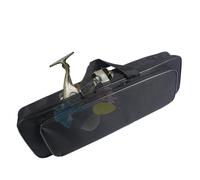 Sac de canne à pêche, support de sac de canne à pêche - Organisateur d'outils de pêche - Organisateur de porte-canne et moulinet en tissu Oxford, organisateur d'outils de pêche, sac à outils multi-poc
