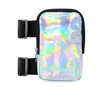 Sac de Carnaval - Sangle réglable Sac de cuisse | Sangle pour femme Tote Tote Racing Drop Taille Fanny Pack, Holster de jambe de moto Sac de randonnée pour hommes femmes en plein air, Argent (Silver