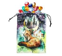 Sac De Cartes De Tarot,Petit Sac De Pont Oracle | Pochette À Bijoux 13x1 8cm/5.11x7.08 Pouces Avec Cordon De Serrage, Pochette De Rangement D'accessoires De Tarot Pour Fournitures De Divination Du Des