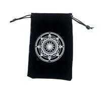 Sac de cartes de tarot - Pochette de tarot élégante pour jeux de cartes, sac de rangement en velours durable | Tarot Card Pouch Portable Bundle Pocket Tarot Bags, Conception céleste, Organisateur de p