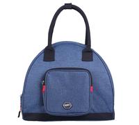 QHP Sac de casque de sport pour adultes, bleu, 32 x 25 x 29 cm, pour cavaliers