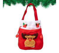 Sac De Casse Croûte De Noël,Pochette Des Fêtes D'Hiver - Sac à Bonbons de Noël avec Cordon - Pour Rassemblement En Classe Maison Communauté École Chocolats Jouets Gelées Sucettes