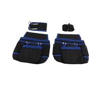 Sac de Ceinture à Outils Magnétique Réglable, Sac de Transport D'Outils Multi-poches en Tissu Oxford avec Organisation des Outils Matériels, pour L'entretien des Réparations (BLUE)
