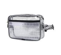 Sac de ceinture anti-statique avec grilles transparentes pour les trajets quotidiens, accessoires de voyage, fournitures d'organisation, pochette étanche pour outils, Taille complète en PVC de 20,3 cm