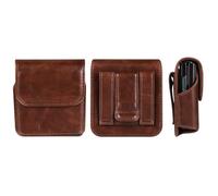 Sac de Ceinture Clip pour Téléphone Compatible avec Samsung Galaxy Z Flip 7/6/5/4/3/2/4G 5G/SM-F7070/F7000/F7110, Pochette Ceinture Telephone Cuir Sac Banane Coque avec Boucle de Ceinture Mousqueton