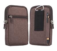 Sac de Ceinture Clip pour Téléphone Homme, Vertical Housse de Ceinture Etui, 6.9" Multiples Téléphone Portable Clip Ceinture Pochette Poche Sacoche Étui de Ceinture Sac de Randonnée Portefeuille