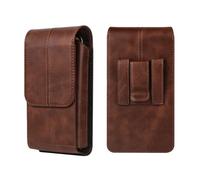 Sac de Ceinture Clip pour Téléphone Homme, Vertical Téléphone Portable Etui de Ceinture Cuir, 6.9" Sac de Ceinture Clip Homme Sacoche Travail Poche Sac de Taille avec Boucle de Ceinture et Mousqueton