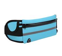 Sac de Ceinture de Taille en Marche Unisexe Sac de Ceinture de Sport Grande capacité étanche réflexive pour l'entraînement Cyclisme Travelt Diving Fabric Réglable 67 120cm (Bleu)