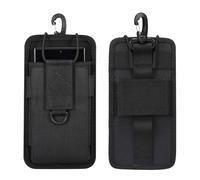 Sac de Ceinture de Téléphone Portable, Verticale Sacoche Ceinture Homme, Universel Sac Banane Portefeuille Sac de Taille Téléphone Pochette pour Smartohone avec Boucle de Ceinture et Mousqueton