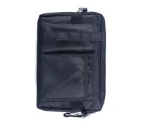 Sac de ceinture de travail professionnel en tissu Oxford renforcé avec plusieurs sections de rangement pour tuyauterie, entrepreneurs, porte-outils, Noir