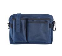 Sac de ceinture de travail professionnel en tissu Oxford renforcé avec plusieurs sections de rangement pour tuyauterie, entrepreneurs, porte-outils, bleu