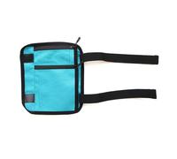 Sac de ceinture de voyage invisible respirant pour cartes en plein air portefeuille cyclisme fitness étui de téléphone antidérapant, bleu