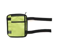 Sac de ceinture de voyage invisible respirant pour cartes en plein air portefeuille cyclisme fitness étui de téléphone antidérapant, vert