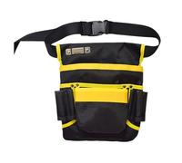 Sac de ceinture en toile pour outils d'électricien, organiseurs de charpentier et de construction, outils de réparation, sac de rangement à accès rapide