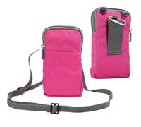 Sac de Ceinture Femme, Sac à Bandoulière pour Téléphone Portable, Universel Sac pour Téléphone Etanche Banane Femme Randonnée Pochette Telephone à Épaule Main Housse Transport Sac de Taille, Rose