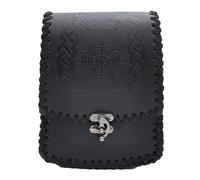 Sac de ceinture médiéval en cuir synthétique pour homme et femme - Petit portefeuille pour cosplay - Porte-monnaie en cuir synthétique - Petite pochette médiévale, D, Taille unique, Beauté de masse