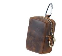 Sac de ceinture pour cartes, portefeuilles, sacs de taille, sacs amusants, porte-monnaie, porte-monnaie, porte-monnaie, sac de rangement pour outils, Couleur café., 10.5*7.5*4cm