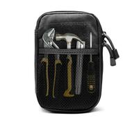 Sac de ceinture pour outils pour hommes, sac de ceinture d'outils, sac de rangement d'outils portatifs, poche à engrenages multifonction, organisateur d'accessoires
