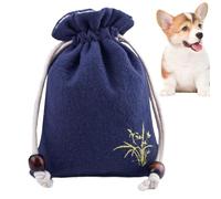 Sac de cendres de chien, sac de cendres d'animaux,Cendres de chien souvenir, pochette de pour | Sac de crémation léger pour chat, petites pochettes commémoratives pour chiens avec cordon de se
