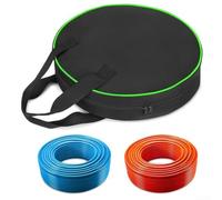 Sac de charge EV avec tissu Oxford imperméable, grande capacité de rangement pour câbles de recharge électriques de voiture, conçu pour camping-car, caravane et camping-car (37 x 10 cm, orange)