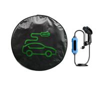 Sac de chargement de véhicule, chargeur de voiture électrique Sac de rangement de câble avec poignée, fermeture à glissière Sac de rangement intérieur de voiture pour pompe à air de voiture