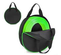 Sac de chargement EV 1680D Oxford étanche pour charge lourde, rangement pour câble de charge de voiture électrique de moins de 8 m, caravane, camping-car, remorque et plus encore, noir (40 x 13 cm