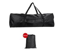 Sac de chargement pour scooter - ONEVER - Millet - 124×22×46 cm - Noir - Avec sac de rangement