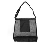 Sac de chasse aux champignons, sac de récolte de nourriture en maille, pour les amateurs de jardin de Bushcraft, Noir , Mode