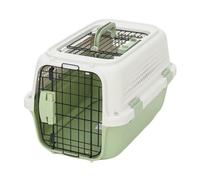 Sac de Chat Boîte À Air for Animaux De Compagnie avec Lucarne, Boîte De Sortie Portable for Animaux De Compagnie, Cage for Chat, Chien, Boîte De Transport for Voiture Sac de Transport Chat(Green,B)